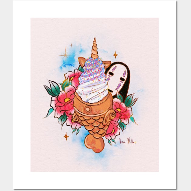 Taiyaki Ice Cream Wall Art by Nina A. Milke